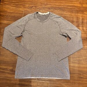 Lululemon Mens Grey Metal Vent Tech Long Sleeve Shirt L Large